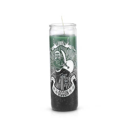Ogun Orisha Candle, 7 Day